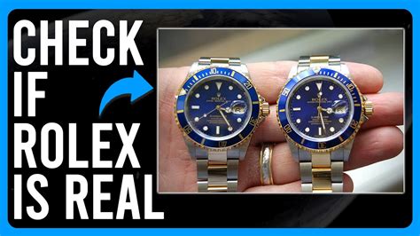 how can you tell a rolex is real